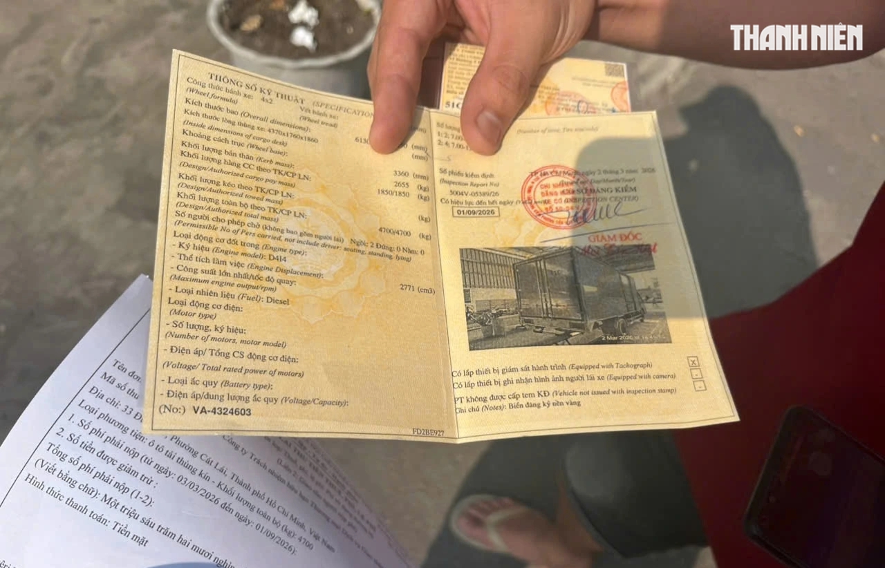 Ngày đầu áp dụng quy định đăng kiểm mới: Tắc nghẽn, chờ đợi do… lỗi phần mềm - Ảnh 5.