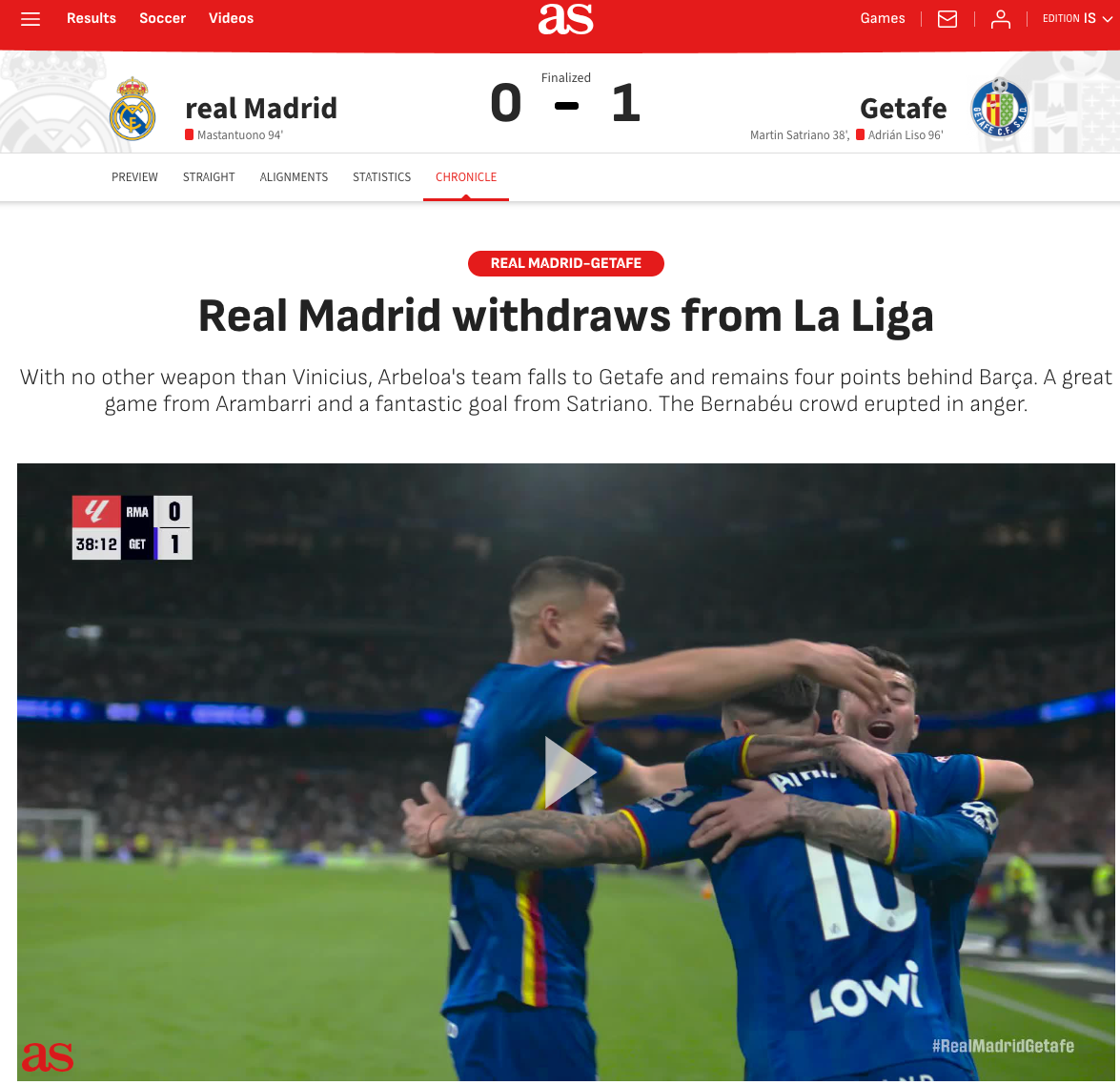 Gục ngã sân nhà Bernabeu, Real Madrid hụt hơi cuộc đua vô địch 6 Gục ngã sân nhà Bernabeu, Real Madrid hụt hơi cuộc đua vô địch - Ảnh 6.