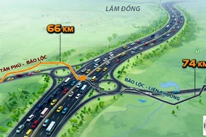 Đề xuất làm làn dừng khẩn cấp liên tục cao tốc Tân Phú - Bảo Lộc – Liên Khương
