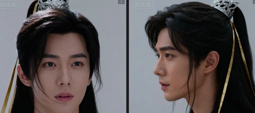 Diễn viên AI Trung Quốc gây sửng sốt vì khó phân biệt với người thật  - 3
