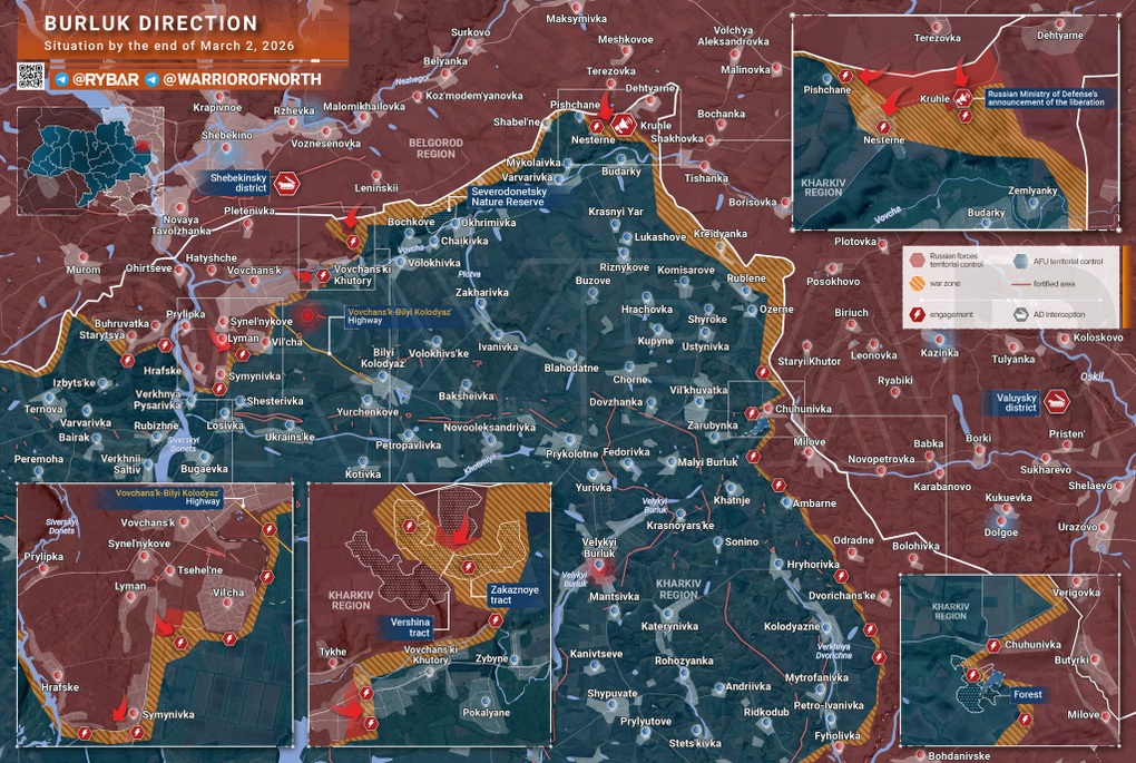 Chiến sự Ukraine 3/3:  Nga đảo cánh như con lắc ở bắc Sumy - 4