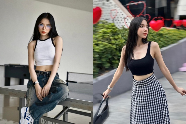 Gu mặc tôn eo của nữ chính Thỏ ơi 7 Phối trang phục theo phong cách nữ sinh hay đường phố, LyLy luôn gây chú ý với vòng eo phẳng lỳ.