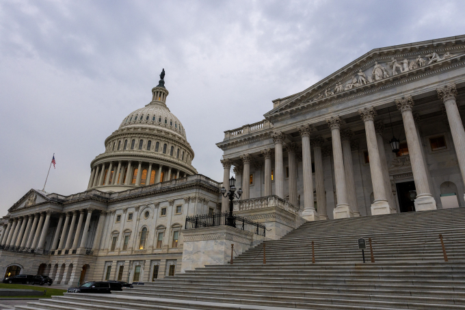 Tòa nhà quốc hội Mỹ ở thủ đô Washington tháng 6/2025. Ảnh: AFP