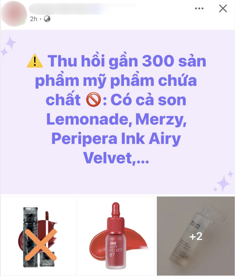 Có tên trong danh sách mỹ phẩm bị thu hồi, Merzy lên tiếng nóng đính chính 1 thông tin- Ảnh 2.
