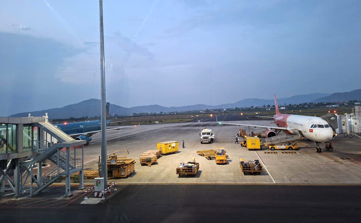 Sân bay Liên Khương vắng lặng trước giờ đóng cửa để 'đại tu'- Ảnh 2. Sân bay Liên Khương vắng lặng trước giờ đóng cửa để 'đại tu'- Ảnh 2.