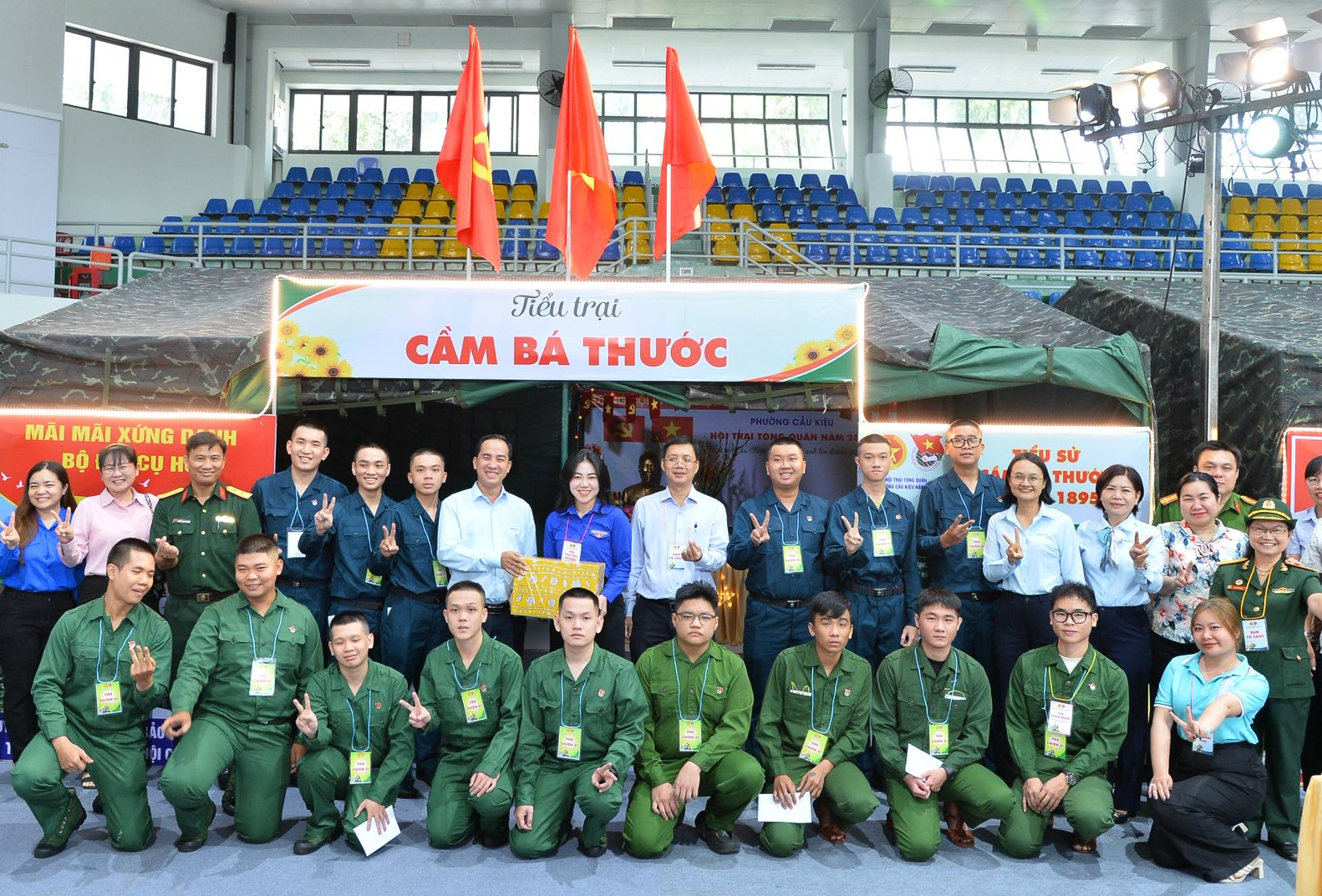 Tuổi trẻ TP.HCM sôi nổi hội trại tòng quân, sẵn sàng lên đường nhập ngũ 2 hội trại tòng quân - Ảnh 2.