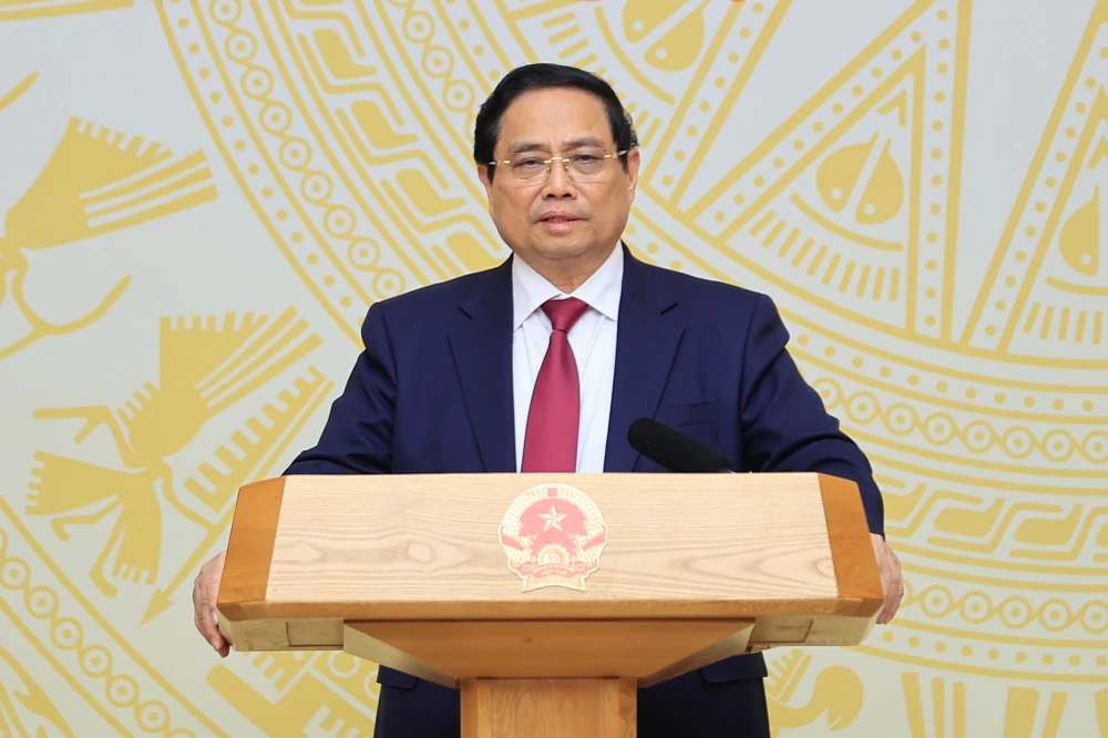 Thủ tướng Phạm Minh Chính: "Không để lỗi của một cá nhân, một tập thể ảnh hưởng đến nỗ lực chung của cả đất nước". Ảnh: VGP img1268-1772539870307677391346.jpg