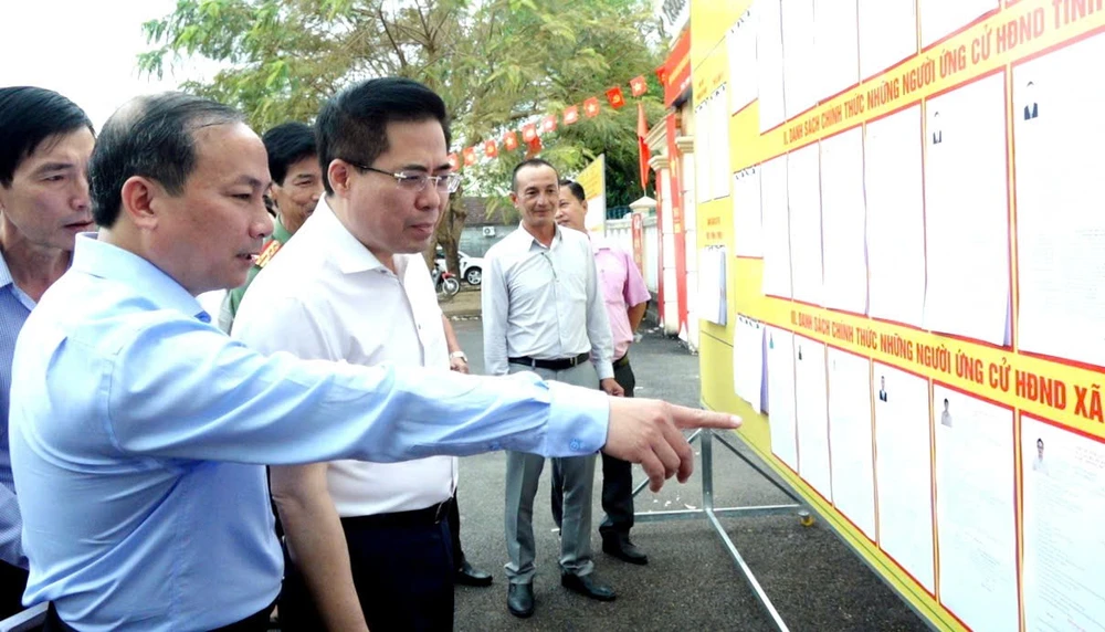 Ông Giang đề nghị các địa phương bảo đảm bầu cử dân chủ, đúng pháp luật, an toàn, tiết kiệm. 1000016763.jpg