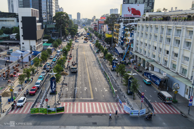 Đường Lê Lợi, TP HCM. Ảnh: Thanh Tùng