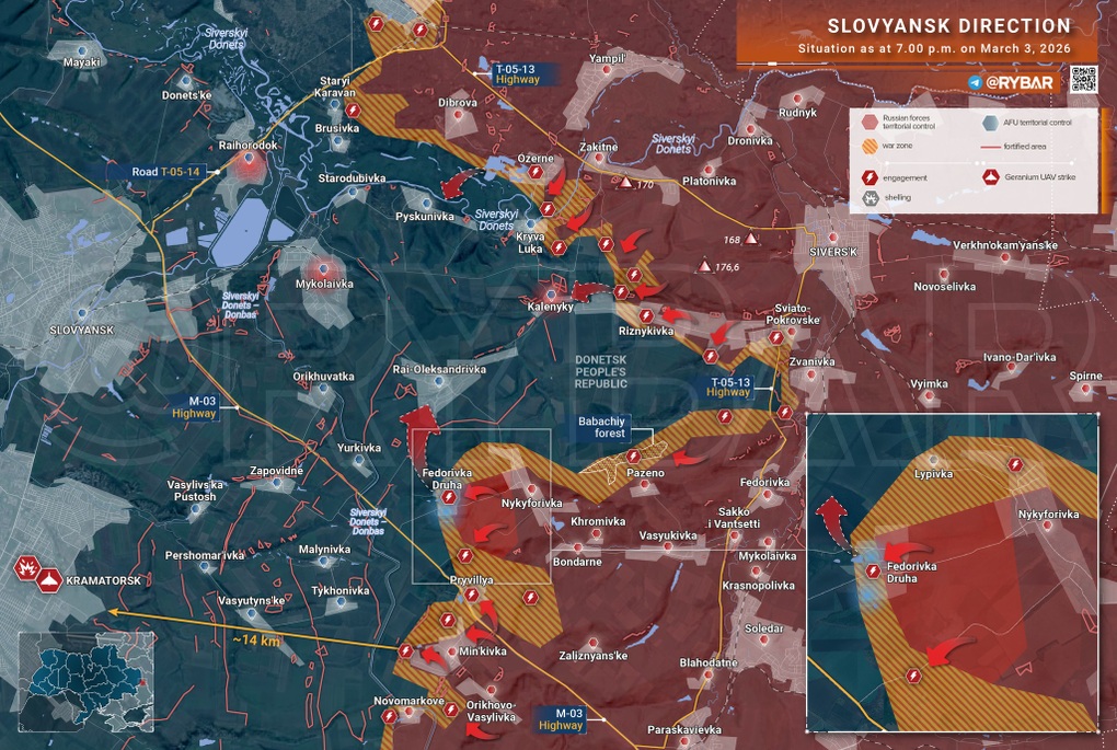 Chiến sự Ukraine 4/3: Nga chọc thủng sườn tây Liman, Ukraine rút lui - 4