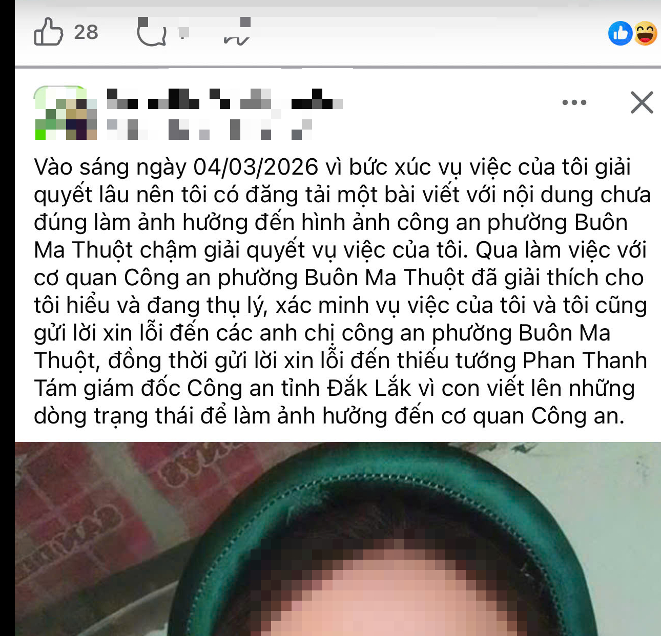 Công an làm việc với MC phản ánh sai việc chậm thụ lý vụ hành hung 2 Công an làm việc với MC phản ánh sai việc chậm thụ lý vụ hành hung - Ảnh 2.