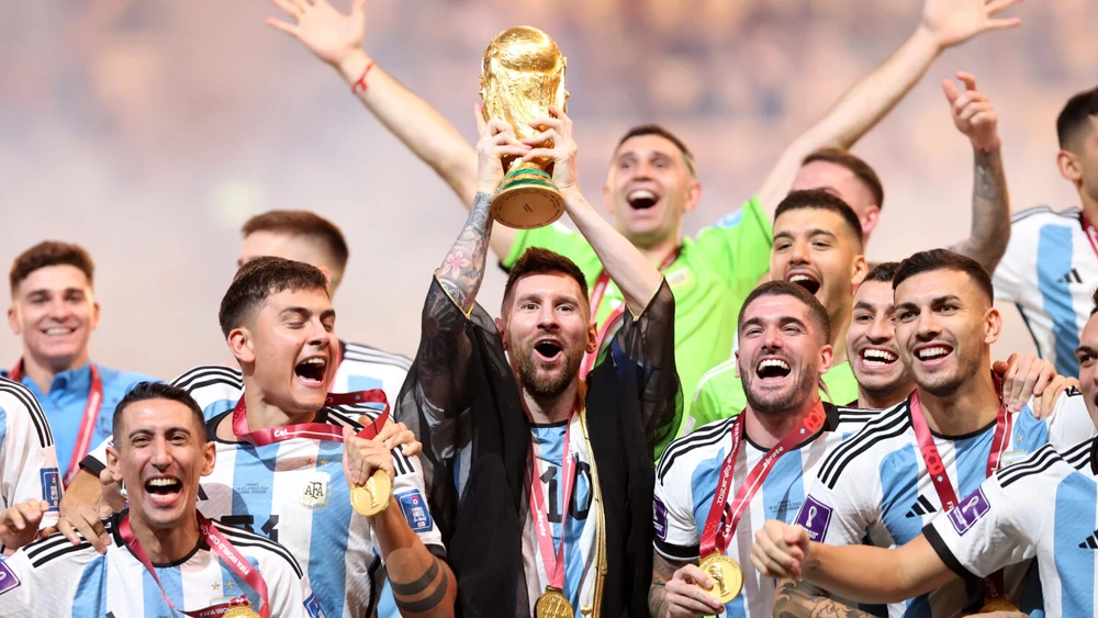 Messi sẽ cùng đồng đội Argentina bảo vệ ngôi vô địch thế giới ở Mỹ. Ảnh: TFF. trac-tro-kho-luong-o-world-cup-2026 (4).jpg