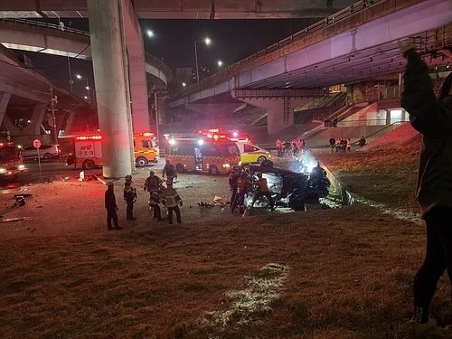 Cảnh sát công bố camera hành trình ghi lại vụ một người mẫu, hot girl đình đám lái Porsche lao khỏi cầu- Ảnh 3.