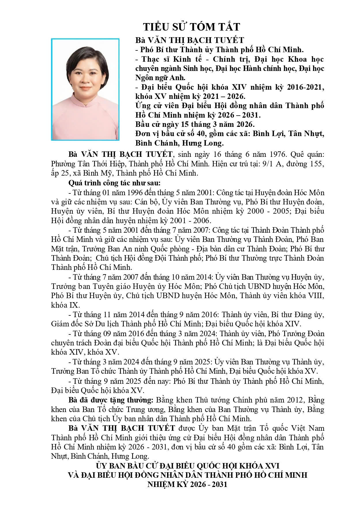 Bà Văn Thị Bạch Tuyết cam kết giám sát các dự án hạ tầng chiến lược TPHCM - Ảnh 7.