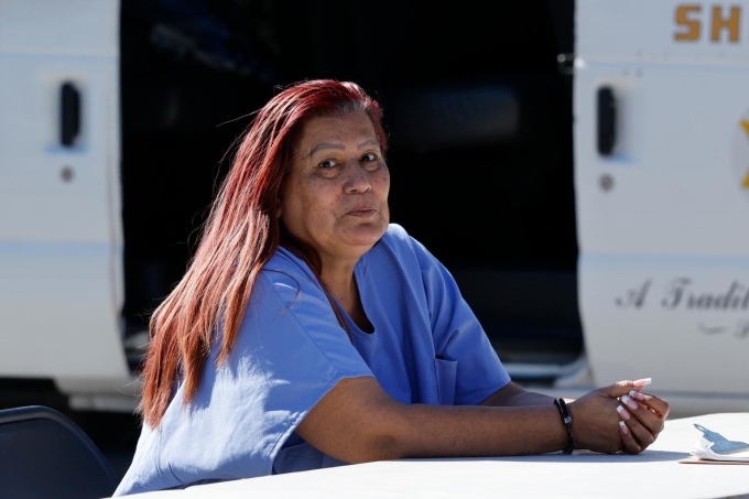 Bà trùm ma túy Keiko Gonzalez khi bị bắt hôm 5/3. Ảnh: CA Post