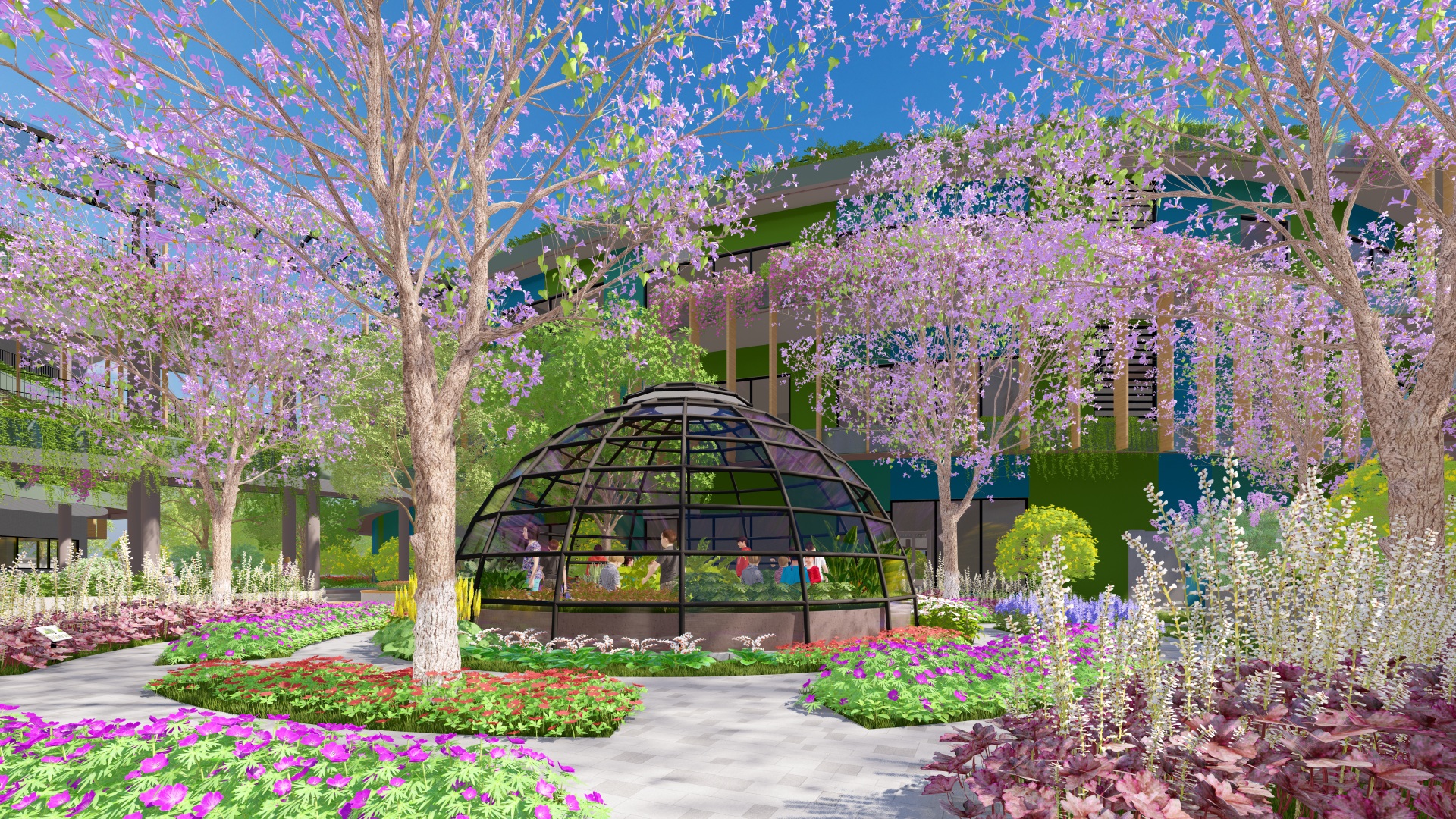 Không gian bên trong Vin Nexus Center – Trường giáo dục chuyên biệt theo chuẩn quốc tế - 4