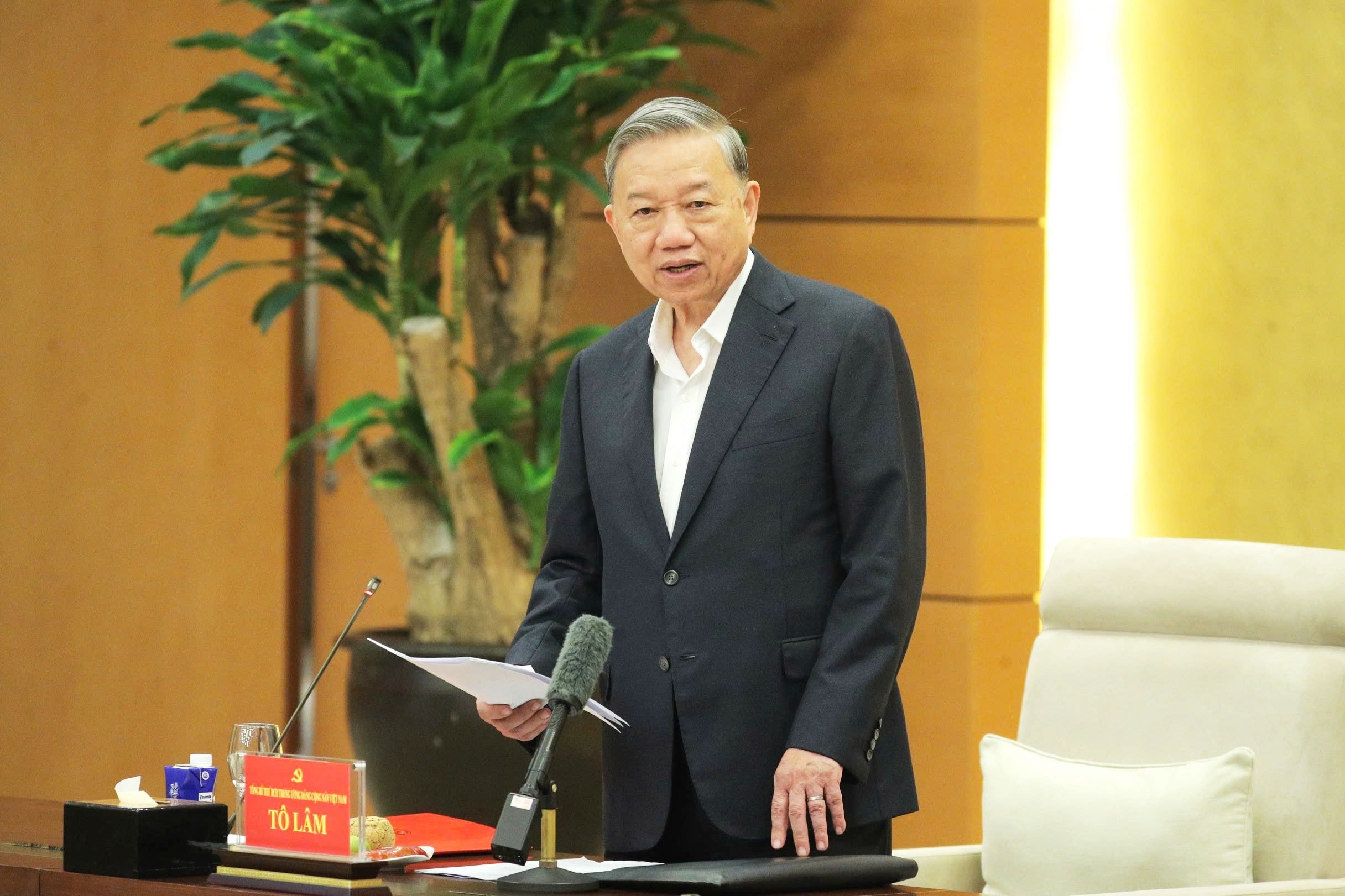 Tổng Bí thư Tô Lâm chủ trì Hội nghị kiểm tra , giám sát đảng ủy Quốc hội 2026 - Ảnh 3.