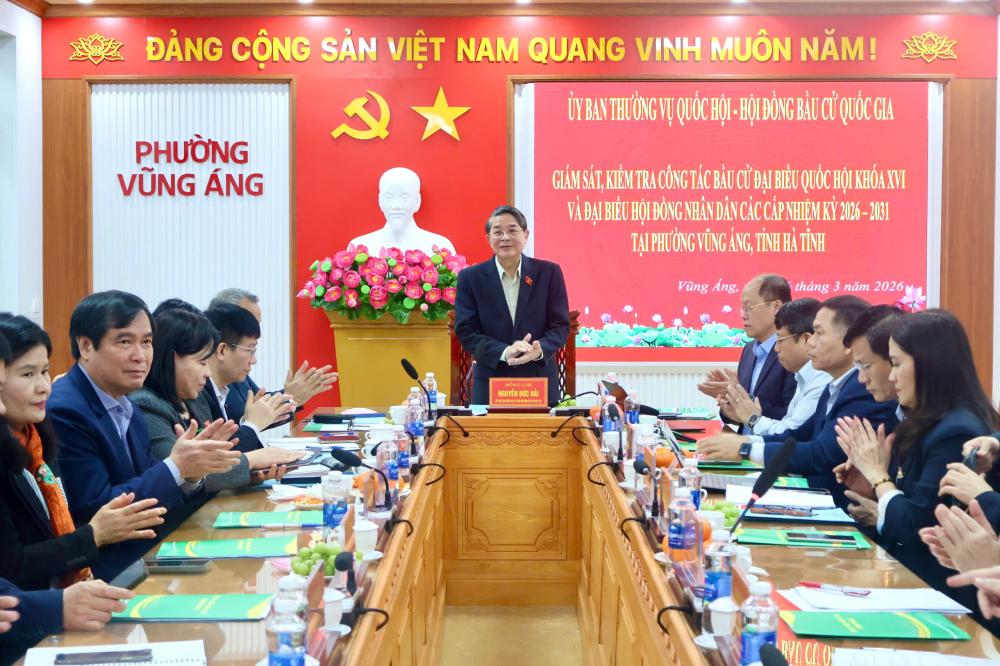 Phó chủ tịch Quốc hội kiểm tra công tác bầu cử tại Hà Tĩnh - Ảnh 2.