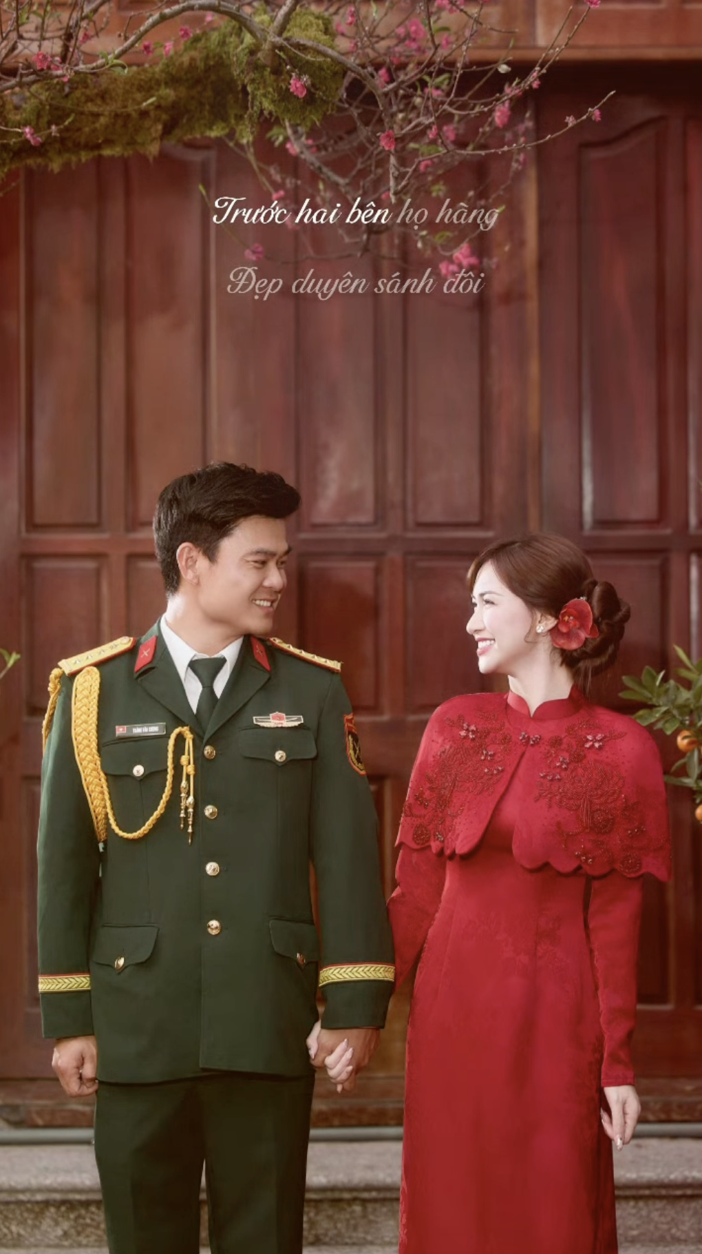 Hòa Minzy công khai ra mắt bạn trai mặc quân phục, đã được gia đình đồng ý- Ảnh 2.