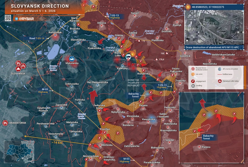 Chiến sự Ukraine 7/3: Vòng vây lớn ở Sloviansk sắp khép kín - 4