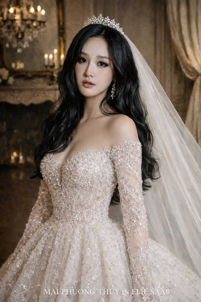 Lộ ảnh cưới của Hoa hậu Mai Phương Thuý