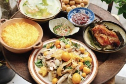 Chế biến đùi gà thành mâm cơm tối thịnh soạn