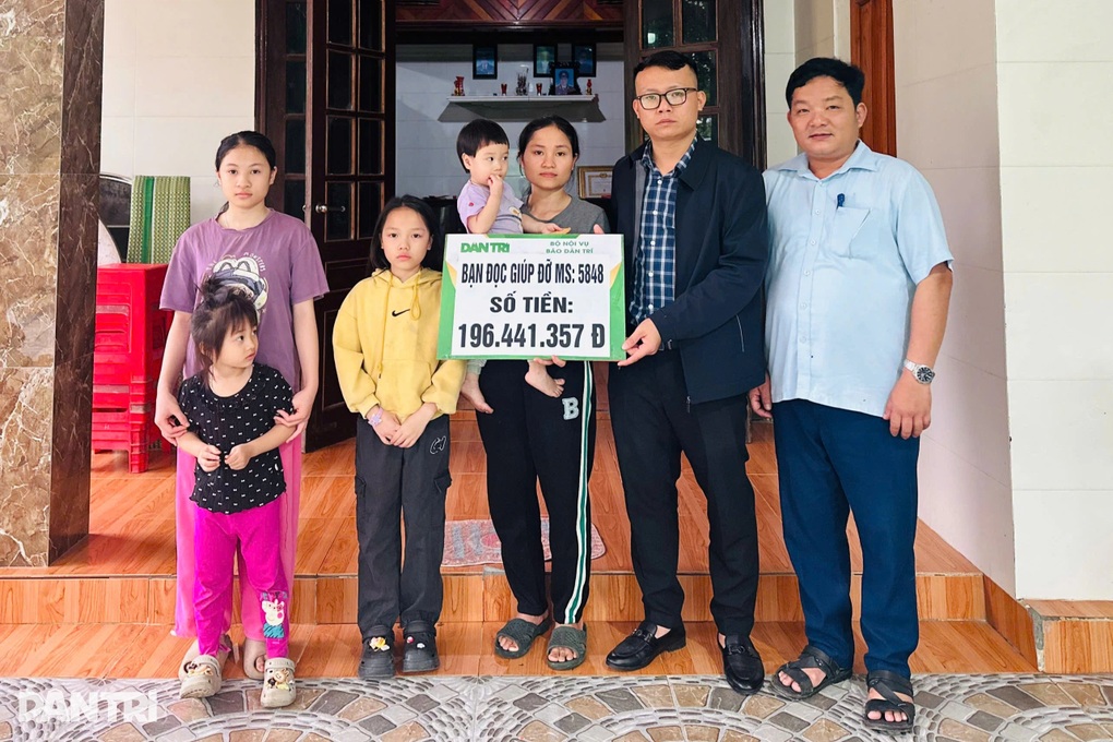 Người cha khuyết tật qua đời, bạn đọc giúp 4 con thơ hơn 196 triệu đồng - 2