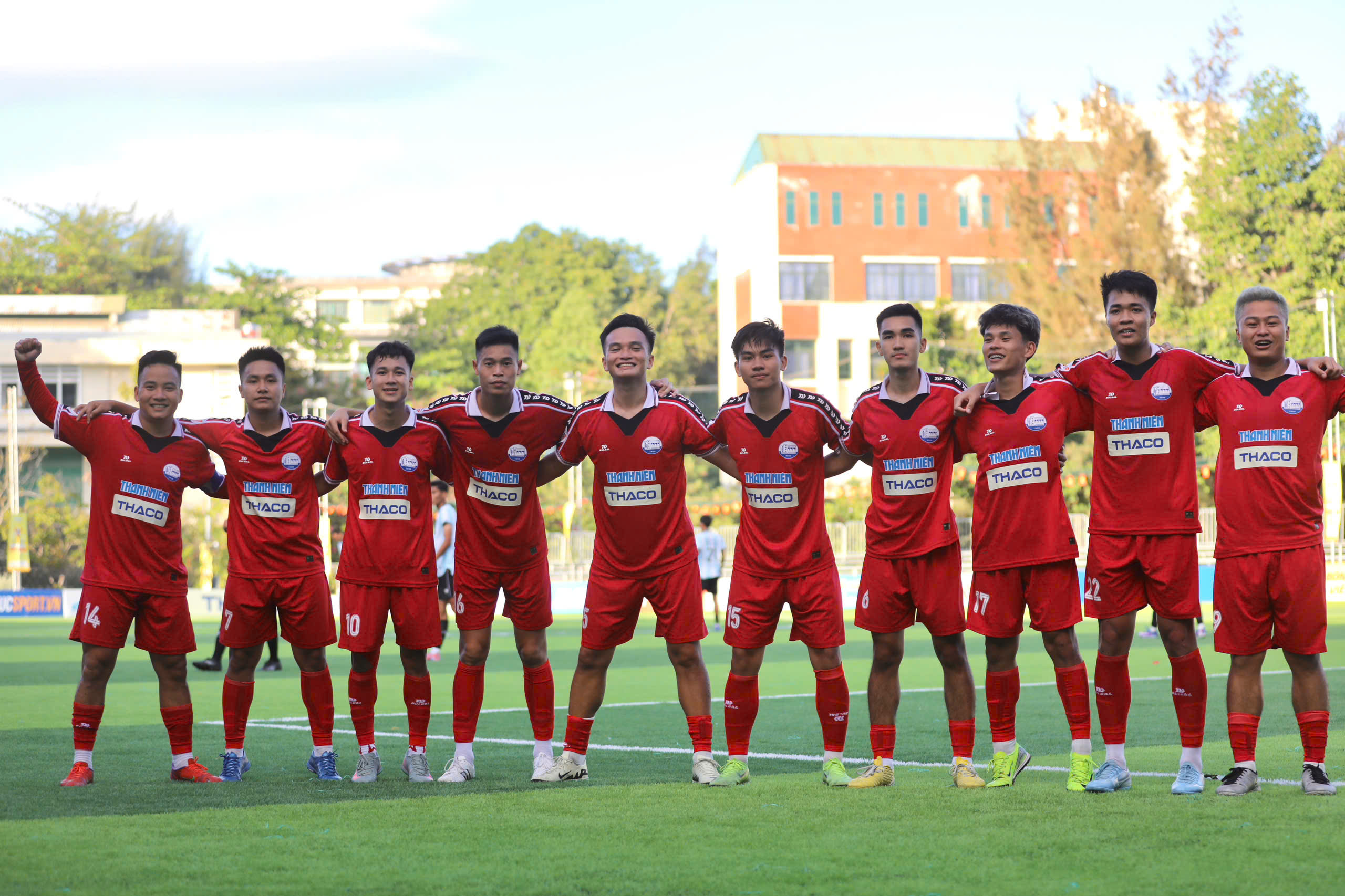 Trường ĐH Thủy lợi: Đá phạt giỏi như Arsenal, nhẹ nhàng rinh 3 điểm- Ảnh 4.