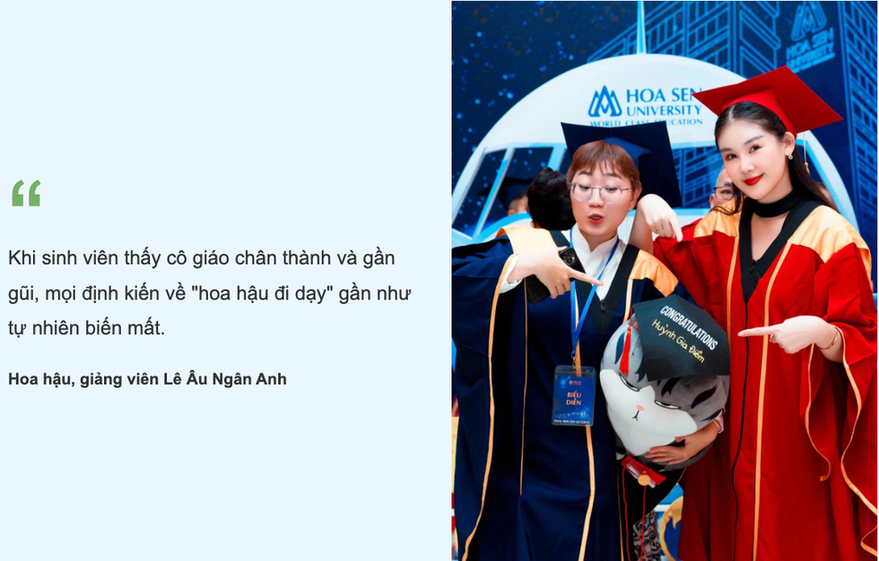 Hoa hậu Lê Âu Ngân Anh: “Tôi hạnh phúc vì được chọn con đường giáo dục” - 10