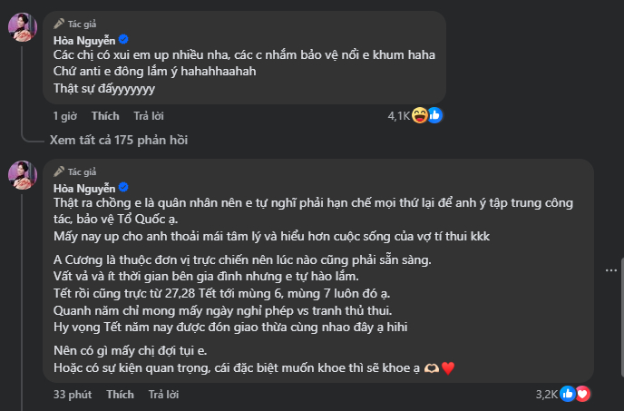 Hòa Minzy thông báo ngưng đăng tải hình ảnh về chồng Đại úy- Ảnh 3.