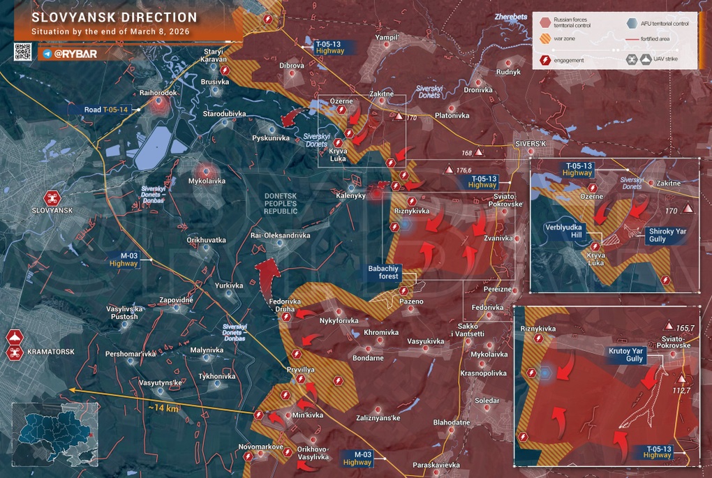 Chiến sự Ukraine 9/3: Chiến thuật con lắc của Nga có hiệu quả ở Sumy - 7