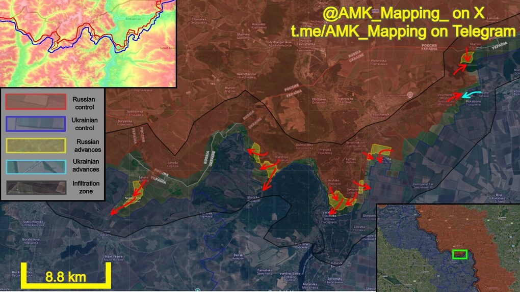 Chiến sự Ukraine 9/3: Chiến thuật con lắc của Nga có hiệu quả ở Sumy - 8