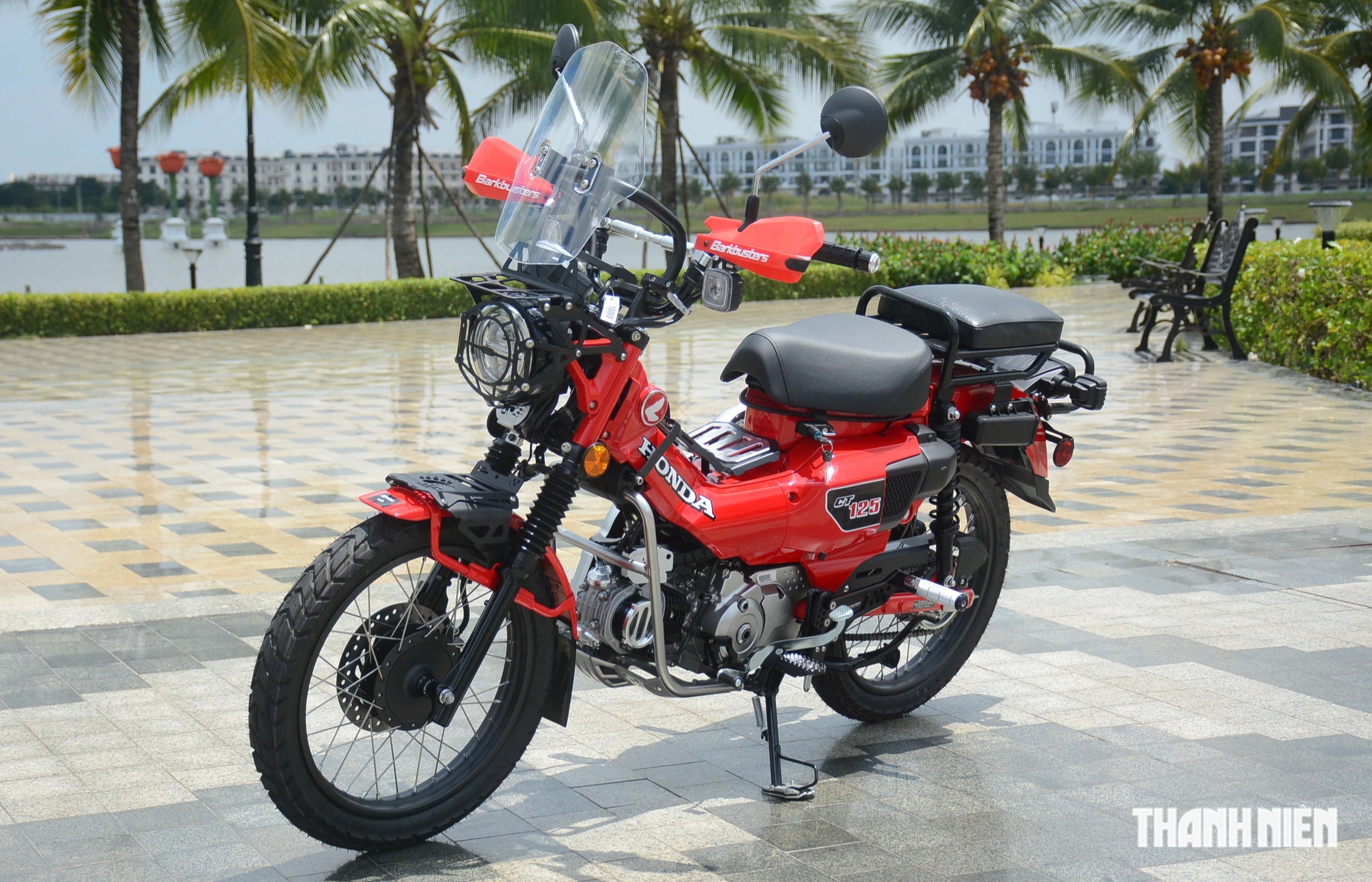Xe số Honda CT125 chạy 'lướt' bán lại cả trăm triệu đồng, cao hơn giá xe mới - Ảnh 3.