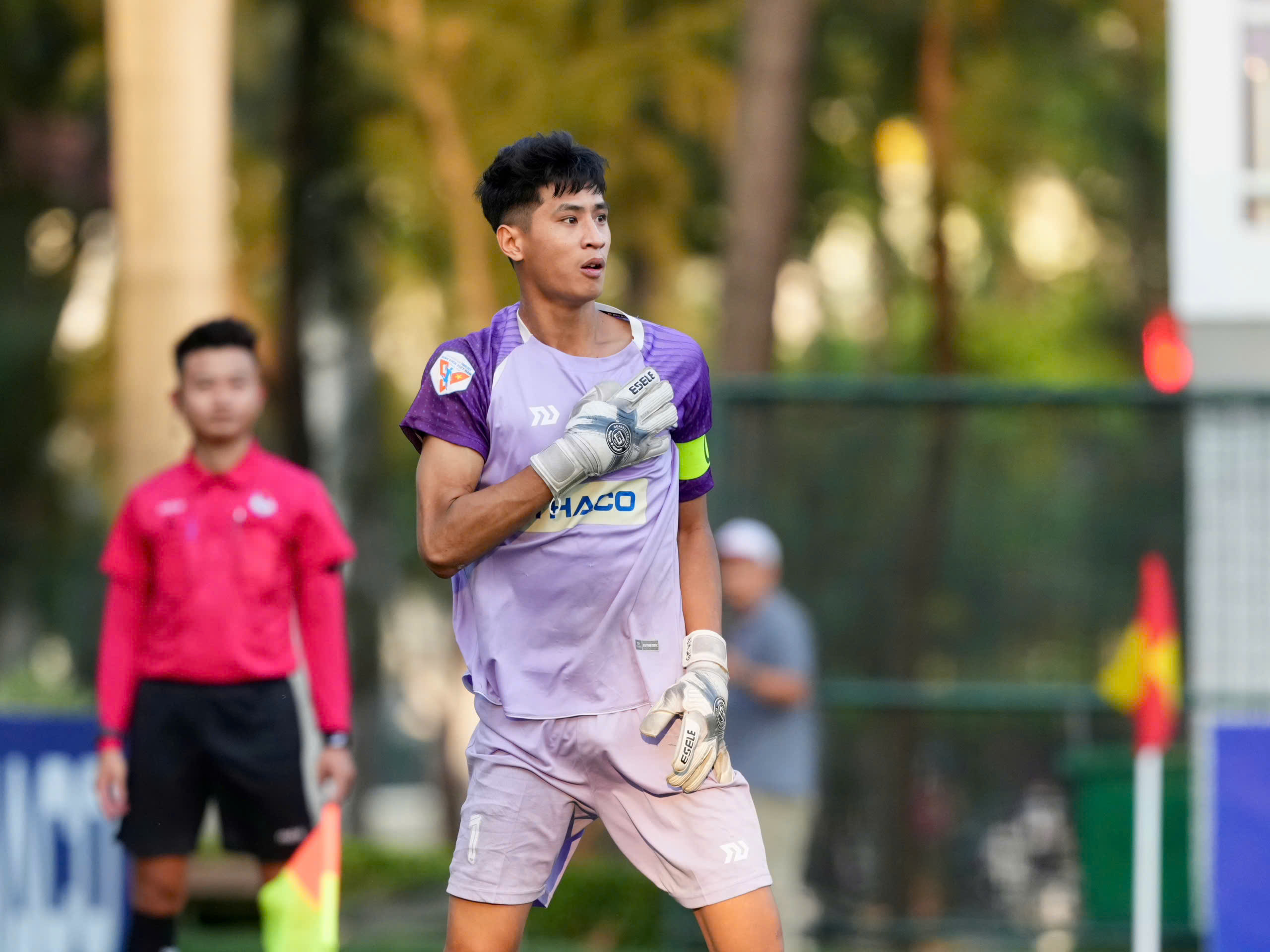 Trường ĐH VH-TT-DL Thanh Hóa: 'Người gác đền' lại... sai, nhớ thủ môn Lào da diết!- Ảnh 4.