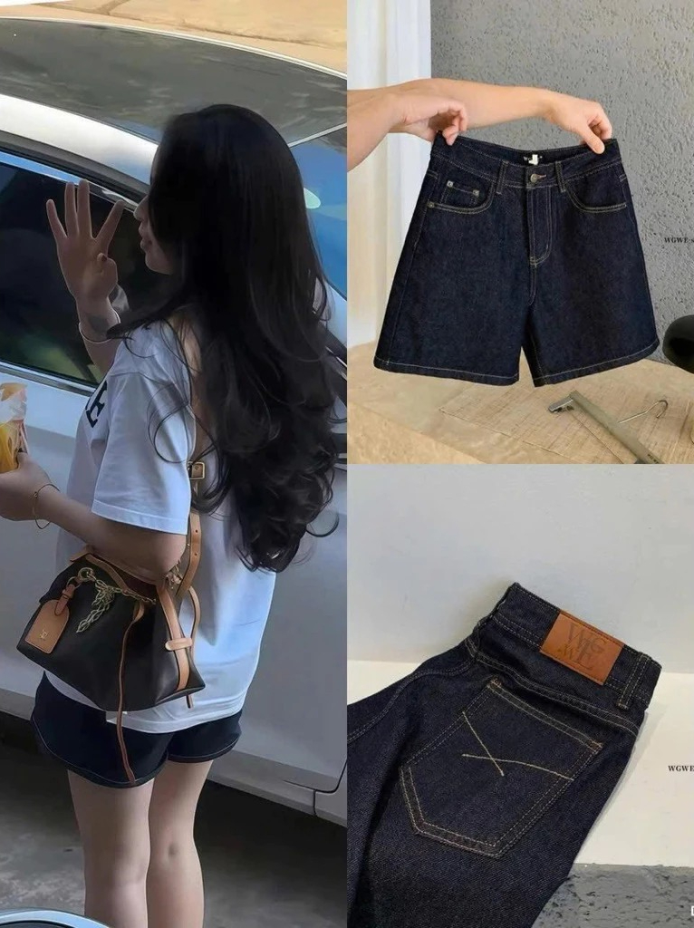 Mỹ nữ chỉ diện áo sơ mi + quần short mà 