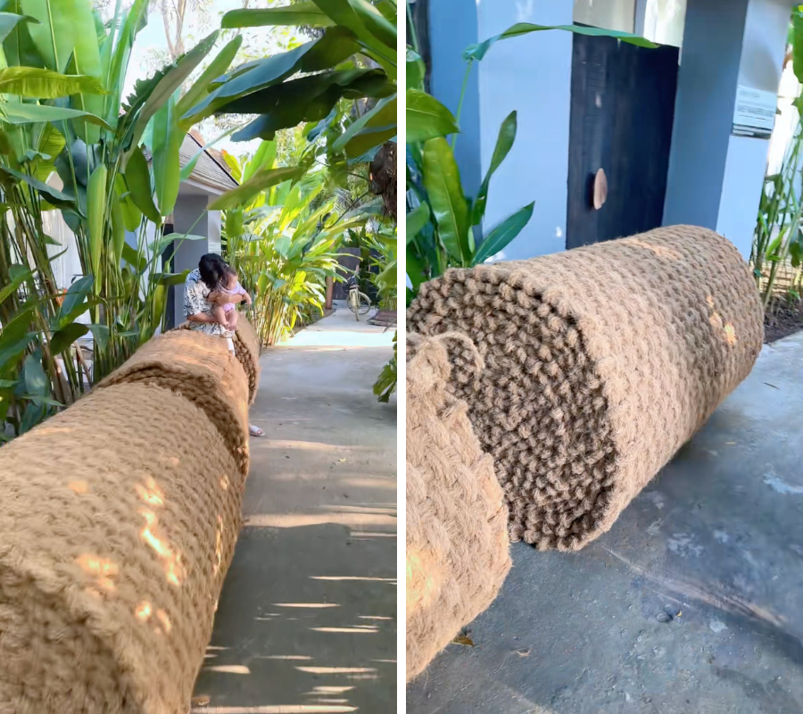 Bỏ 15 triệu lót thảm xơ dừa để khách đạp xe cho êm, chồng thiếu gia của Quỳnh Lương khiến nhiều người ngao ngán- Ảnh 2.