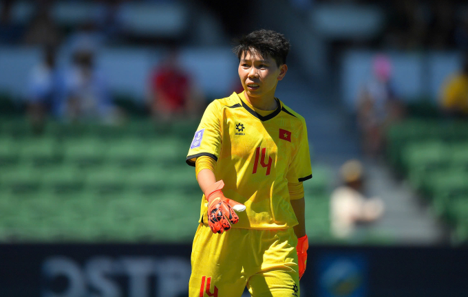 Thủ môn Kim Thanh được kỳ vọng sẽ tỏa sáng để giúp Việt Nam có điểm hoặc hạn chế bàn thua trước Nhật Bản. Ảnh: AFC
