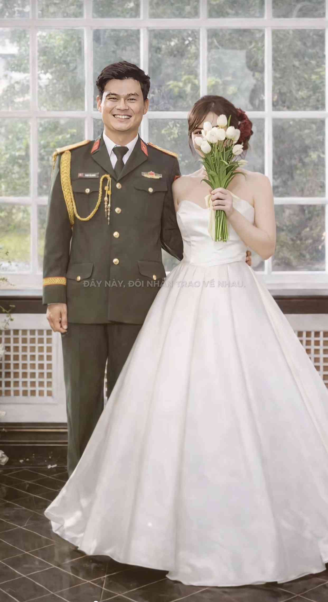 Xôn xao ảnh đám hỏi của Hòa Minzy và Đại úy Thăng Cương- Ảnh 3.