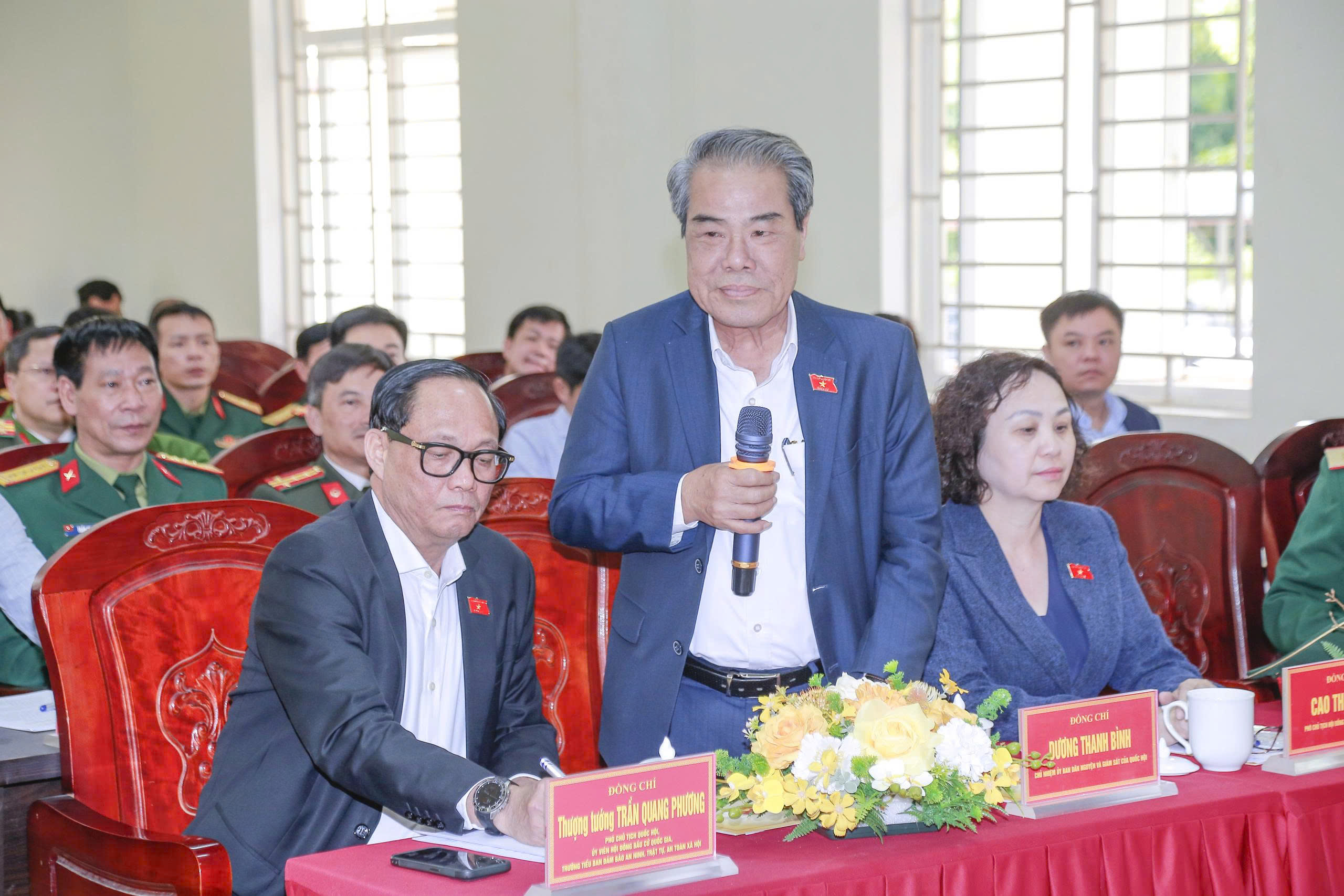 Phó Chủ tịch Quốc hội Trần Quang Phương kiểm tra công tác bầu cử tại Thanh Hóa - Ảnh 3.