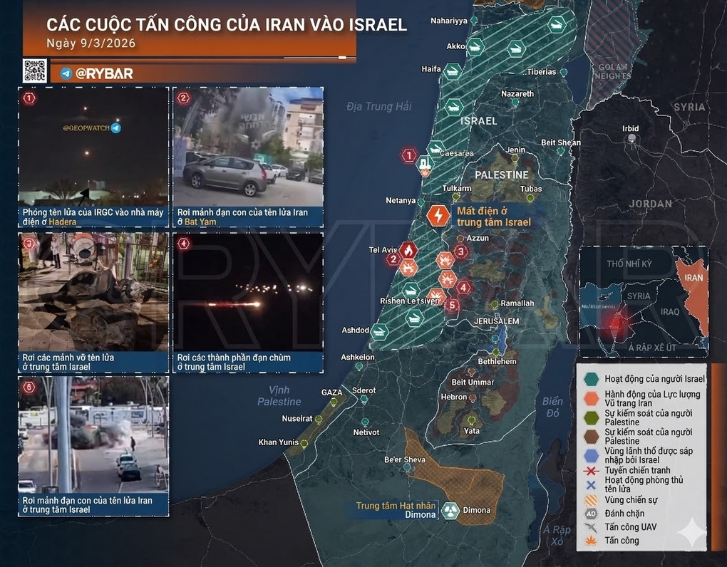 Toàn cảnh xung đột Trung Đông: Iran nghi binh, Mỹ - Israel lãng phí tên lửa - 4