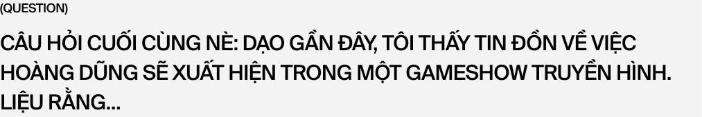 Hoàng Dũng: 25 tuổi, dù chưa biết sự nghiệp ra sao nhưng tôi biết mình sẽ giữ được lời hứa 