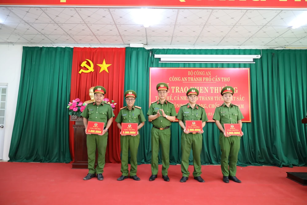 cần thơ, công an phường tân an,trộm xe,trộm liên tỉnh,thưởng nóng