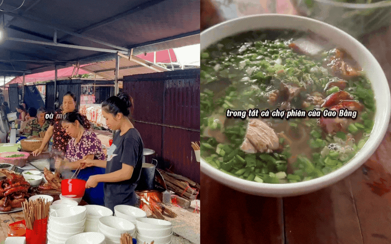 Đi chợ phiên Cao Bằng có gì hay mà nhiều người mê thế: Bát phở 25k đông nghịt khách và thức thạch giải nhiệt khiến dân bản địa cũng 