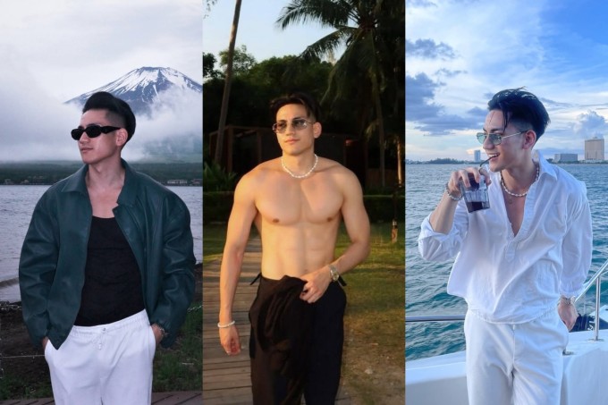 Lincoln Bùi trong các chuyến du lịch. Ảnh: Instagram Lincoln