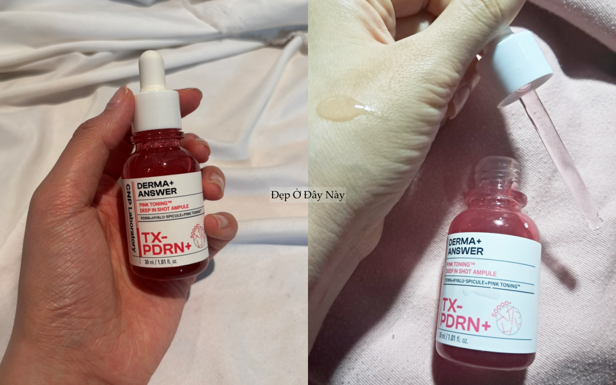 Serum vi kim: Bôi lên là thấy châm chích nhẹ, da cải thiện thấy rõ nhưng cần thời gian làm quen- Ảnh 5.