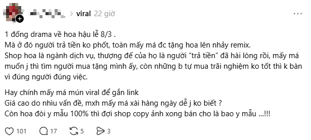 Trend bóc phốt hoa bạn trai tặng: Loạt chủ shop hoa 