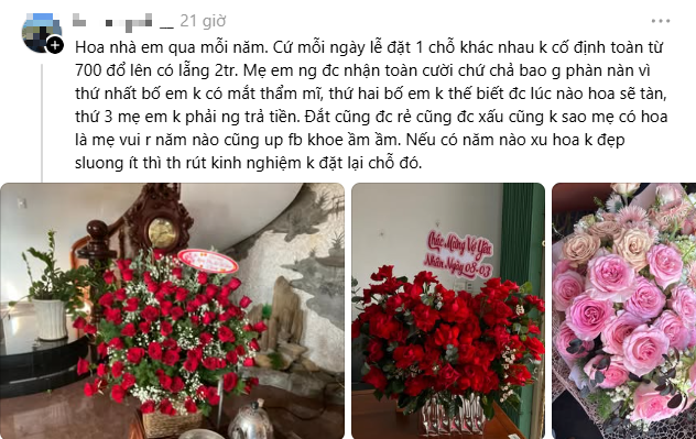 Trend bóc phốt hoa bạn trai tặng: Loạt chủ shop hoa 