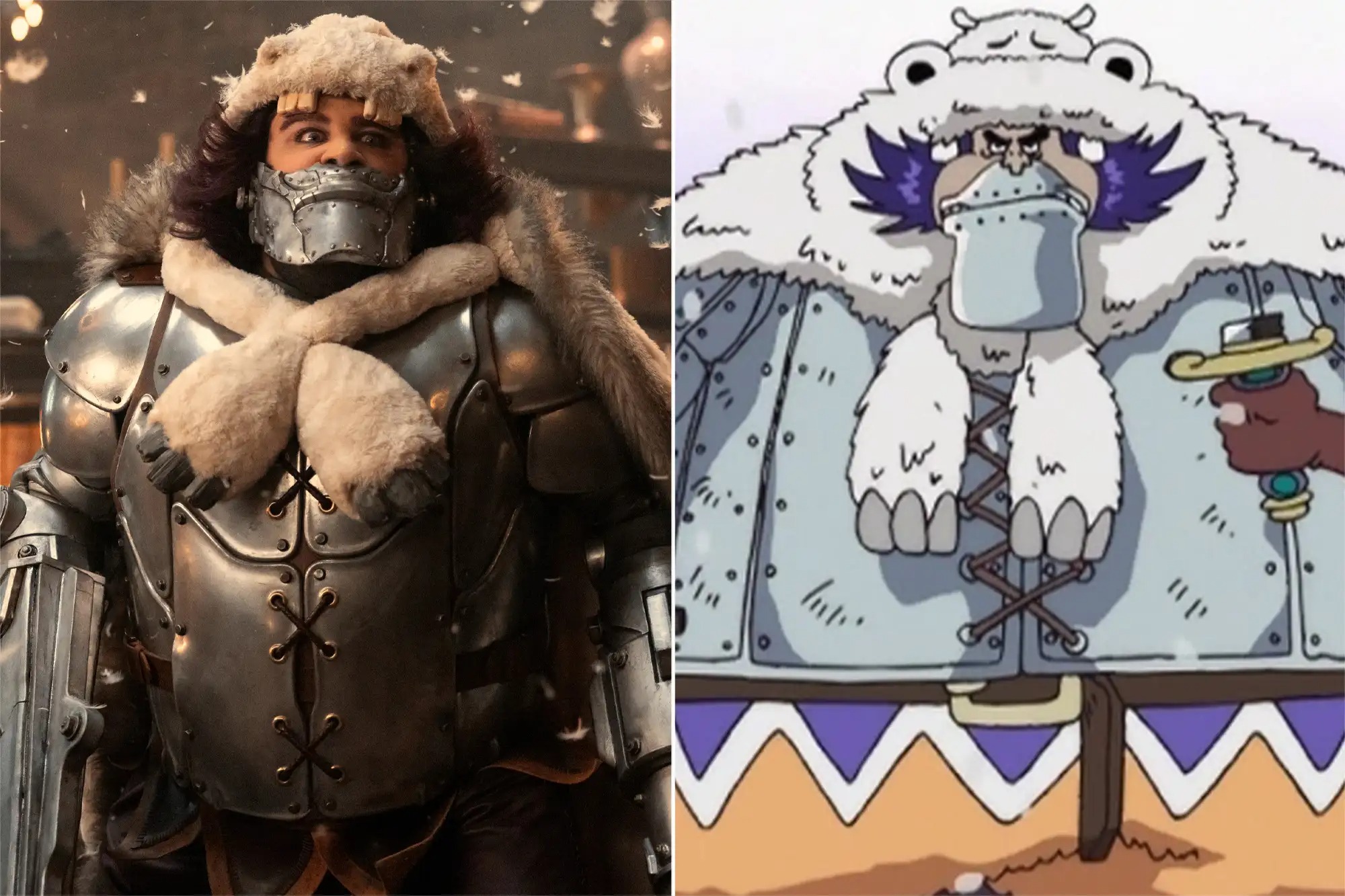 So kè nhan sắc dàn nhân vật One Piece mùa 2 với nguyên tác, một cái tên giống đến từng chân tơ kẽ tóc- Ảnh 12.