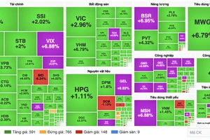 VN-Index bật tăng hơn 50 điểm sau phiên giảm kỷ lục