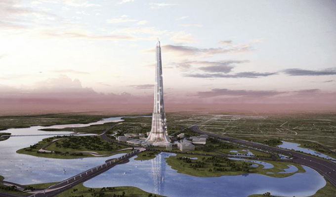 Minh họa tòa nhà Phương Trạch - điểm nhấn ở khu vực cửa ngõ Đông Anh